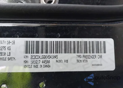 2019 Dodge Charger Sxt Awd from USA, damaged, VIN 2C3CDXJG6KH541045